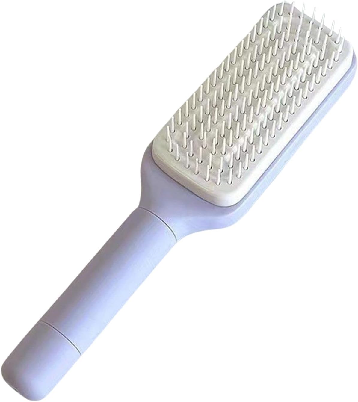 Brosse à cheveux à poils rétractables – Brosse à cheveux facile à nettoyer, brosse à cheveux antistatique | Peignes portables avec poignée rotative pour cheveux raides et bouclés