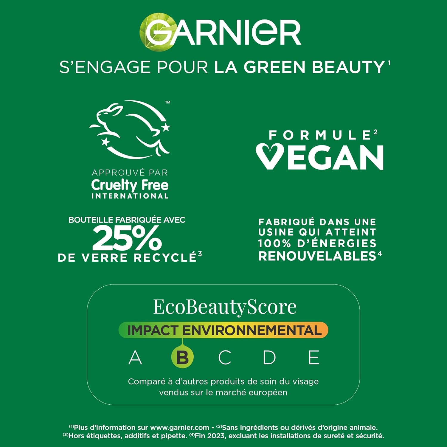 GARNIER Skin Active - Crème Hydratante Bio - Hydratation & Éclat - Nourrit, Lisse & Illumine Le Teint - Vitamine C & Agrumes - Vegan & Cruelty Free - Peaux Ternes En Manque D'Éclat - 50 ml
